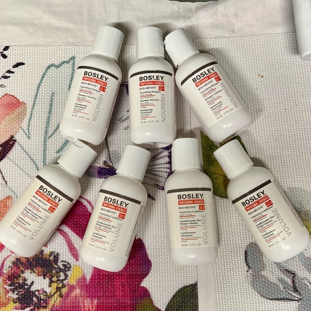 7 x Bosley Professional Strength BosRevive Nourishing Shampoo Conditioner New